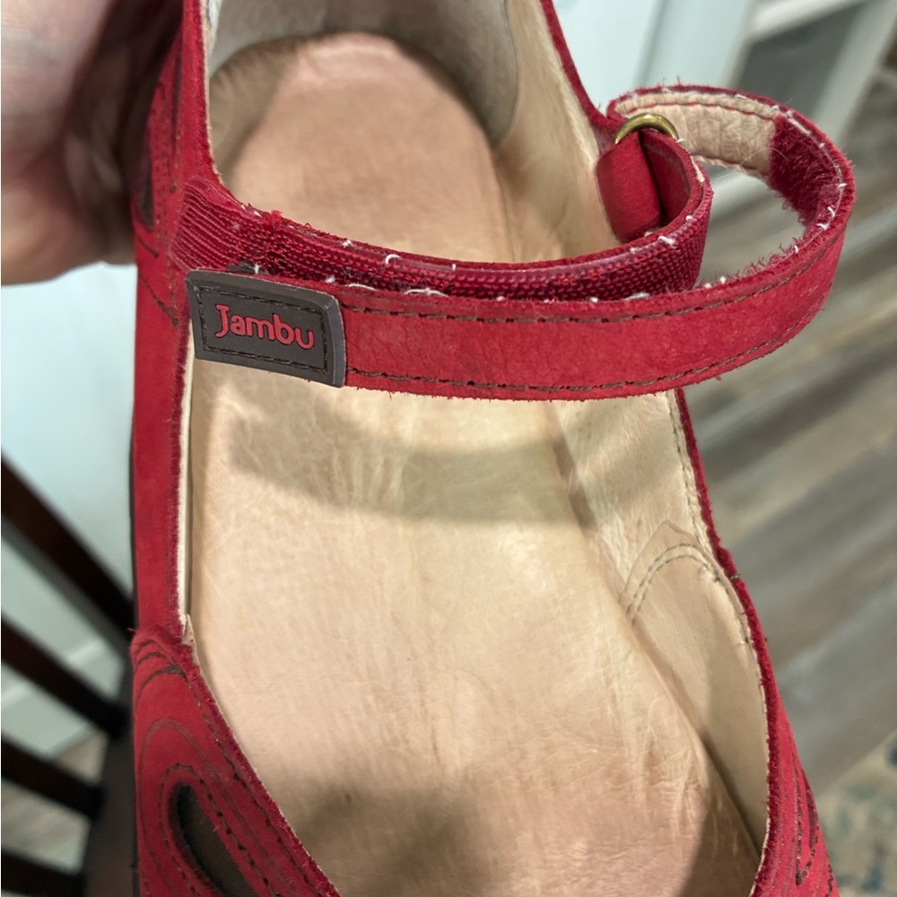 Jambu Women's Scarlet Mary Jane Flats - Picture 8 of 8